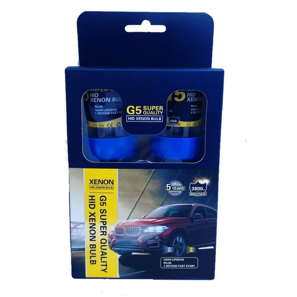 G5 Premium HID Xenon bulb Set 35W H1 H3 H4 H7 H7R H8 H11 9005 9006 9012 (hir2) - Image 4 of 4