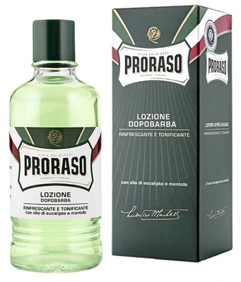 Proraso Aftershave Lotion 400 Ml. Grün Made IN Italy