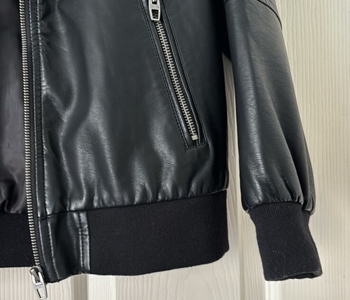 Zara Boy Rolling Stone Faux Leather Jacket - Picture 6 of 7