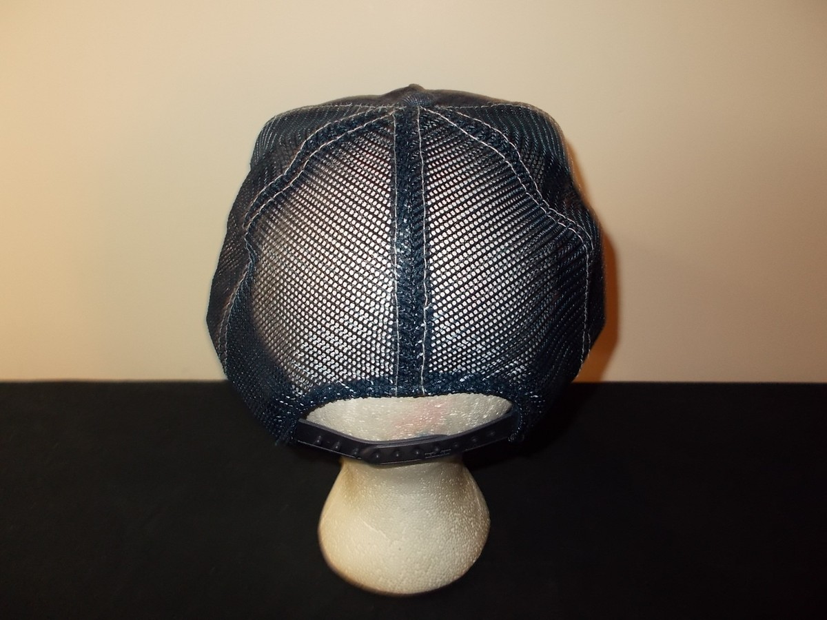 Casquette Snapback Vintage Miller Bradrod Risberg - Denim - Années 80 - Neuf Sans étiquette