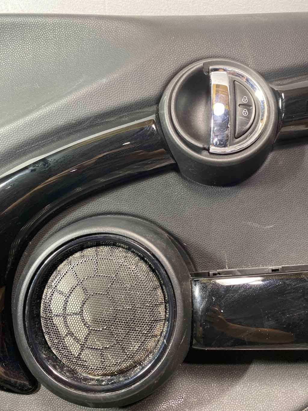 16 MINI COOPER S F55 FRONT RH SIDE DOOR PANEL TRIM BLACK OEM 7322648 RH