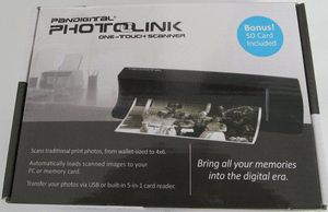 Pandigital PANSCN01 PhotoLink 4 x 6/" Mini Scanner 2GB SD card included SCN01