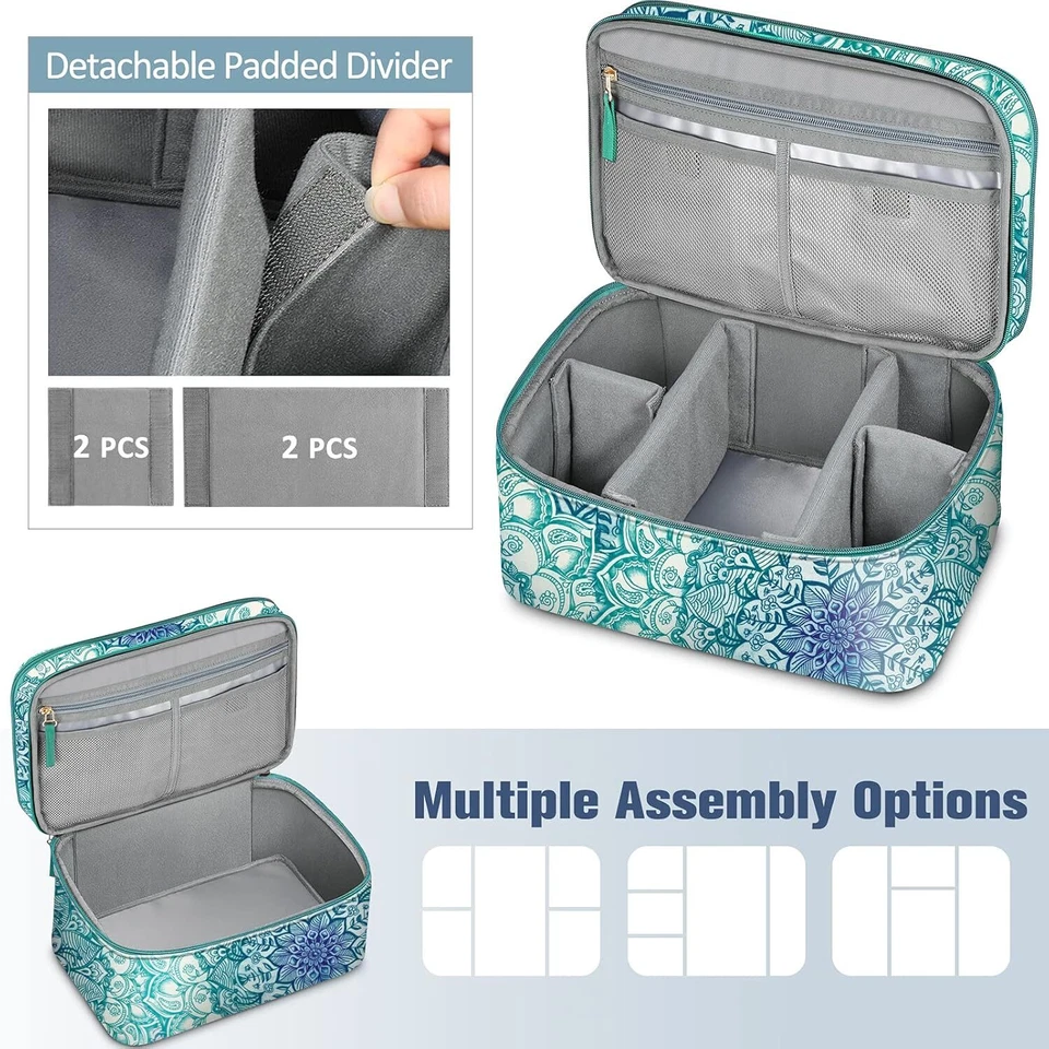 Double-Layer Sewing Kits Carrying Bag Sewing Accessories Storage Organizer Case - Image 4 of 4