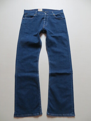 Levi's 512 Bootcut Jeans Hose W 36 /L 34, NEU ! dark indigo Stretch Denim KULT !