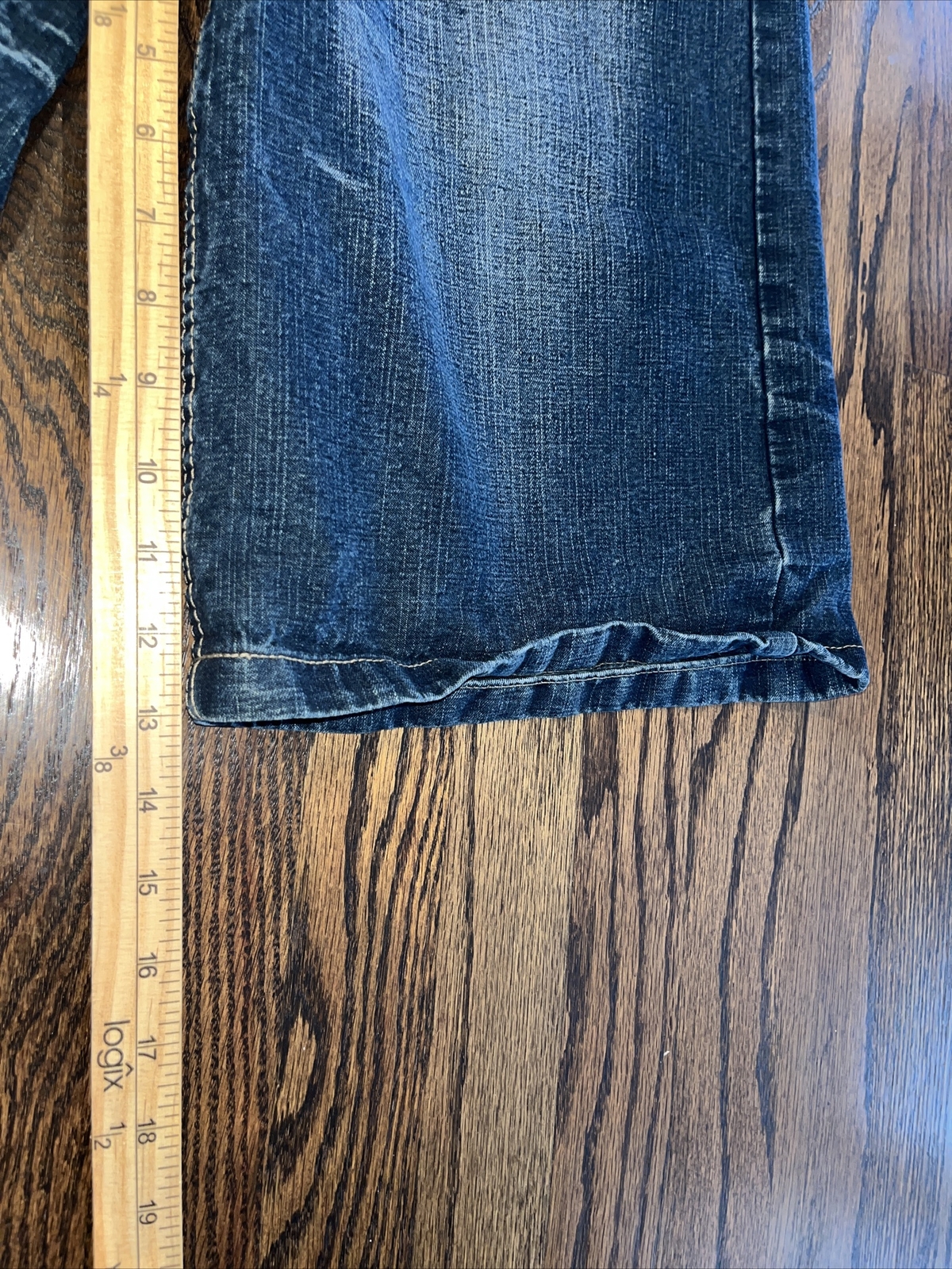 American Texas Gold Mens Denim Jean Shorts Size 32 (tag 34) - View 11