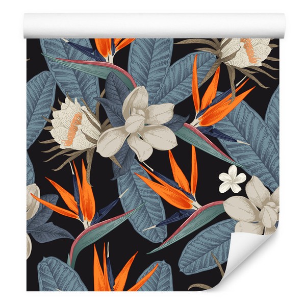 10M Tapete Selbstklebend Blumen BläTter Exotisch Tropen Pflanzen Flora Xxl 2529-image