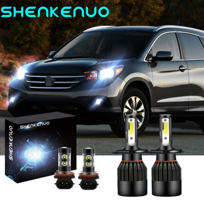 For Honda CRV CR-V 2007-2014 C9 LED Headlight High/Low Beam Fog Light Combo Bulb