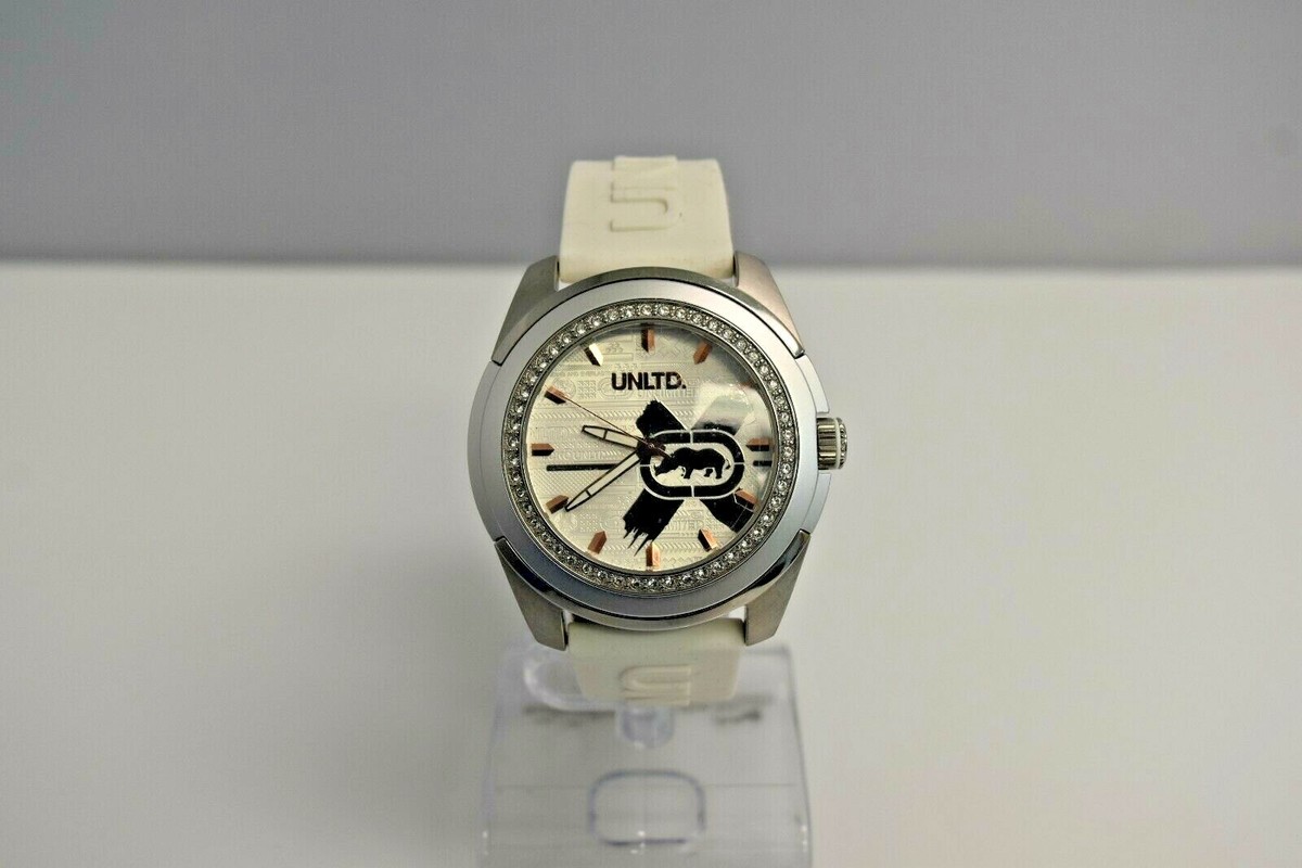 ECKO UNLTD. 時計 Marc Ecko Unltd Times Square NY White Band E16075G1 Watch