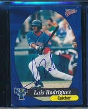 1999 Multi-Ad Sports Trenton Thunder #12 Luis Rodriguez signed auto autograph 