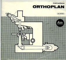 Leitz Orthoplan Microscope Instruction Manual on CD 