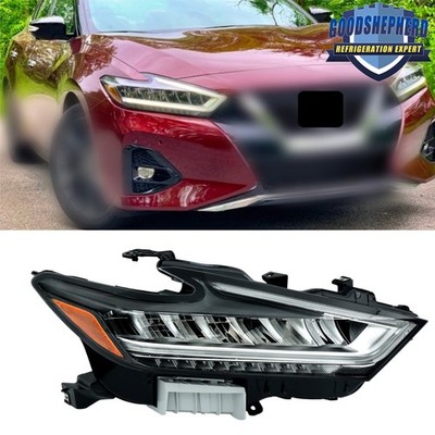 Full LED Passenger Right Side For Nissan Maxima 2019-2021 Headlight Clear Lens