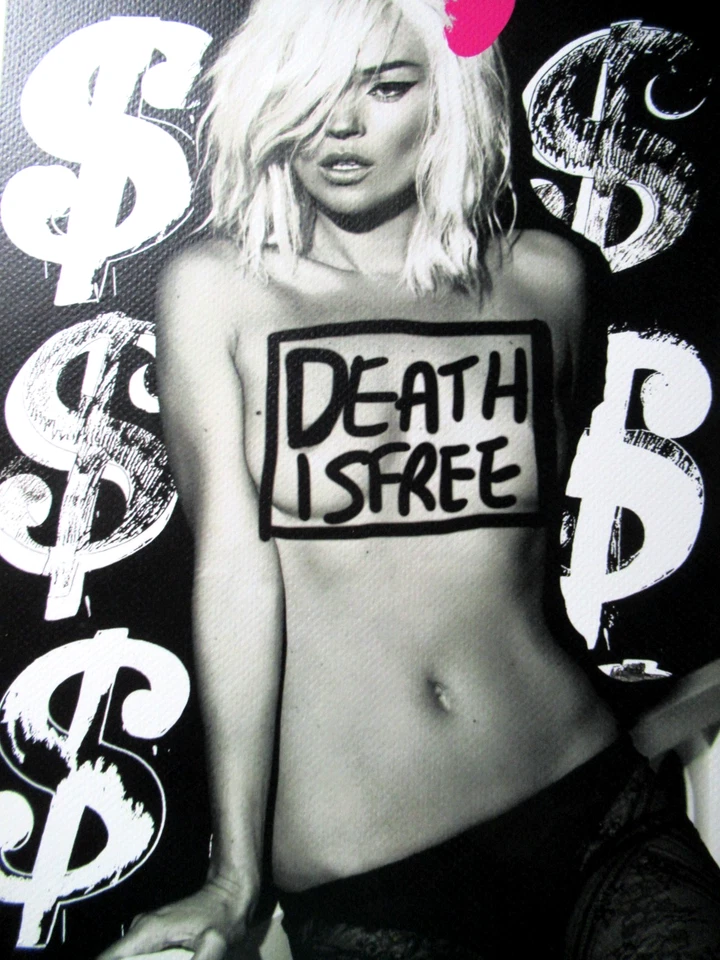 DEATH NYC (1979) SIEBDRUCK VON 2023 ORIGINAL HAND SIGNIERT, NUMMERIERT 32x45cm - Bild 2 von 4