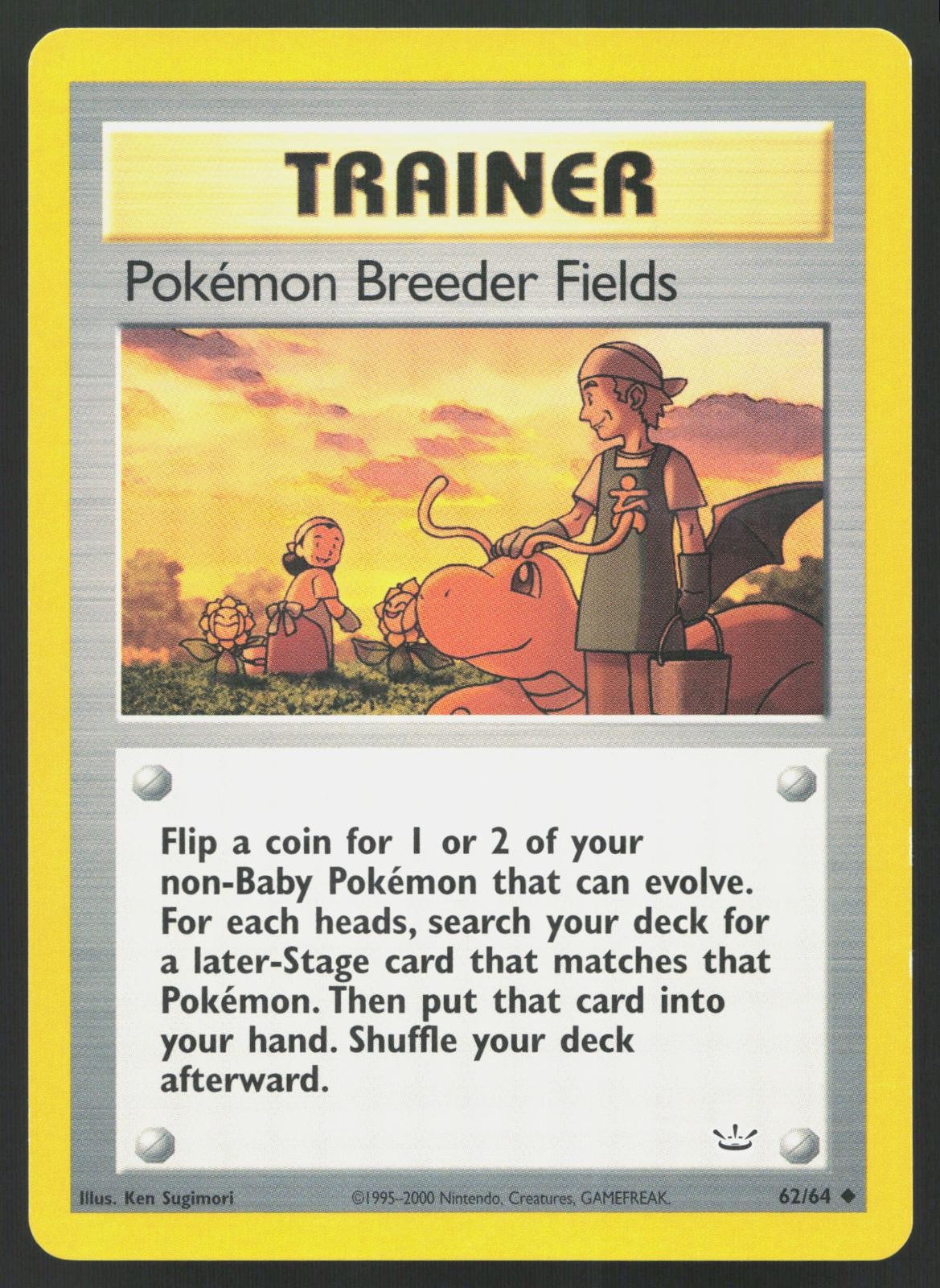 Pokemon Breeder Fields 62/64 Neo Revelation Pokemon