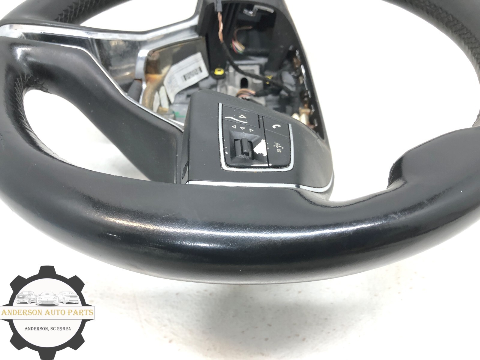2014-2020 MASERATI QUATTROPORTE LEATHER STEERING WHEEL W/ SWITCHES OEM #NOTE