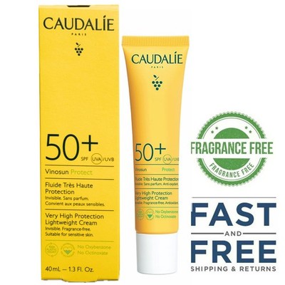 Caudalie Vinosun Protect Lightweight Cream Invisible Fragrance-Free SPF50+ 40ml
