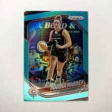 2025 Prizm WNBA Marina Mabrey Teal /49 03/49 JERSEY MATCH #18 Sun