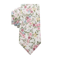 Floral Ties for Men, Cotton Flower Tie Men's Neckties for Weddings Groomsmens...