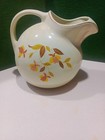 Hall's Vintage Jewel Tea Autumn Leaf Ball Shaped Pitcher Mary Dunbar — photo 1