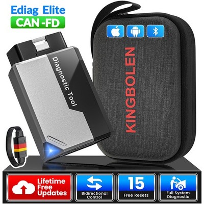 2026 KINGBOLEN EDIAG Elite Profi KFZ OBD2 Diagnosegerät Alle System TPMS ABS SRS