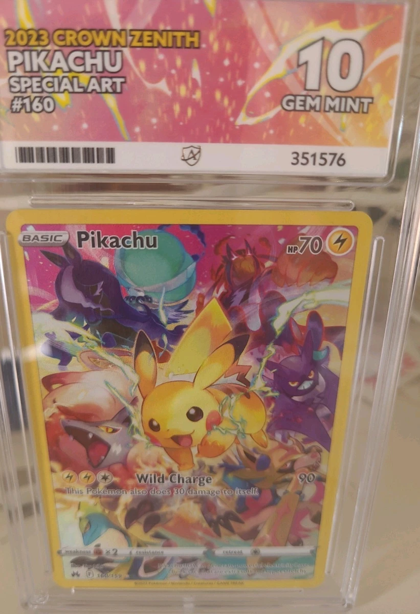 Pikachu Pokémon TCG Grade 10 Individual Collectable Card Game