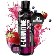 Nutrex Research Liquid Carnitine 3000 Liquid Fat Burner Berry Blast 465ml