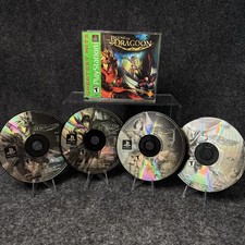 The Legend Of Dragoon Sony PlayStation PS1 4 Disc RPG Greatest Hits CIB