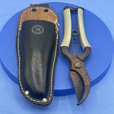 #ad Martha Stewart Snow Joe Garden Pruners w Leather Sheath Made in Japan $39.99