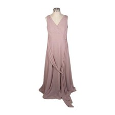David's Bridal Purple Chiffon A-Line Formal Size 10
