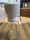 Vintage Federal Housewares Nut Spice Grinder Glass Kitchen Decor Antique USA
