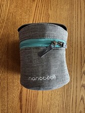 Nanobebe Insulated Cooler Bag - One Size - Gray Teal