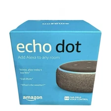 Amazon Echo Dot (3rd Generation) Smart Speaker - Charcoal New
