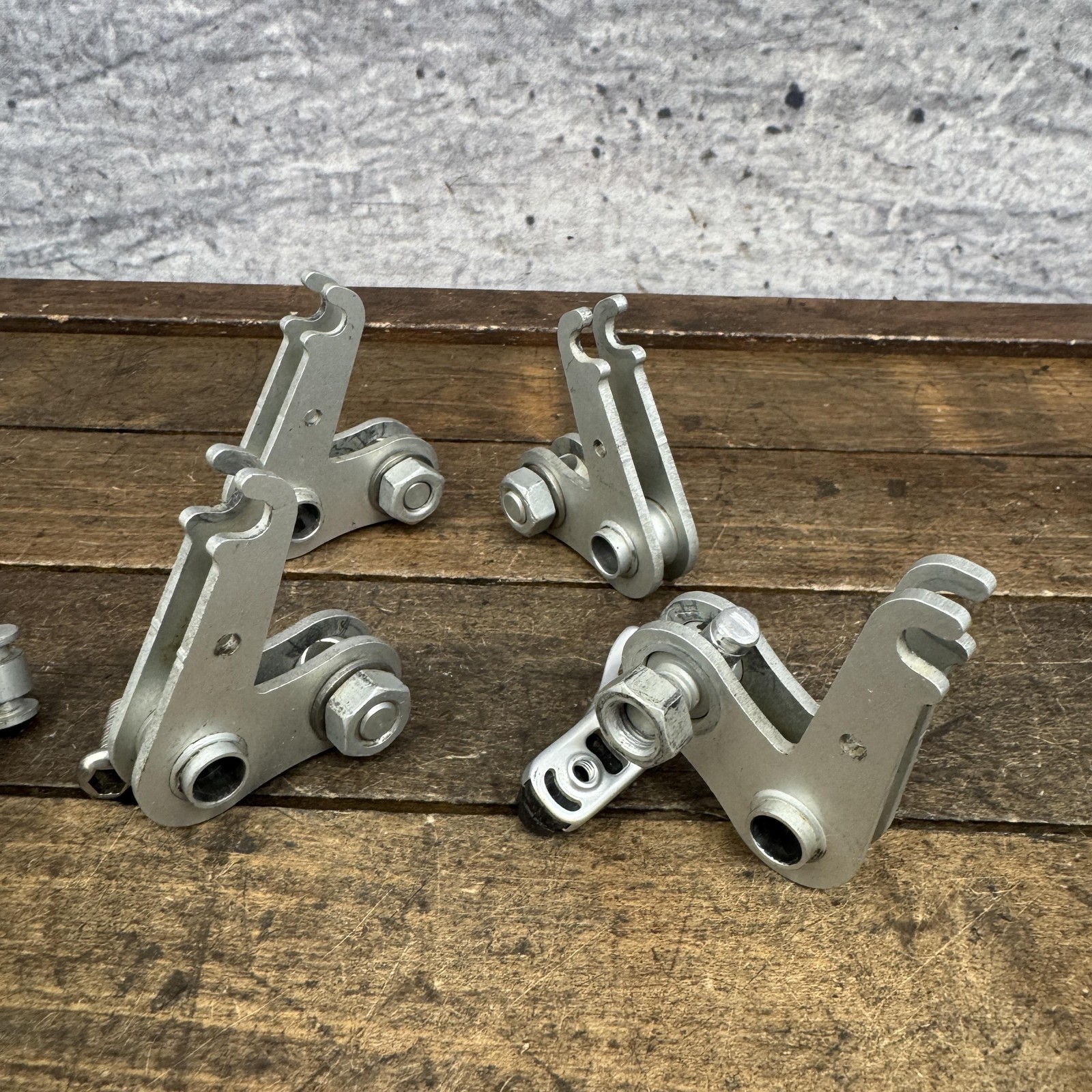 Vintage Alloy Cantilever Brakes Set Calipers Parts Incomplete Tour Gravel