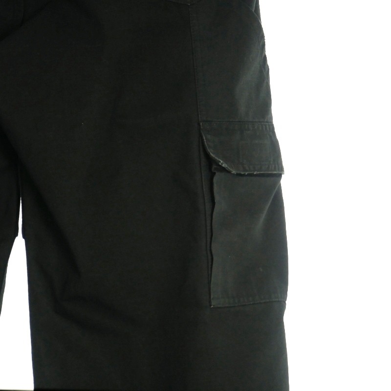 Balenciaga Multi-Pocket Cropped Skater Wide Cargo Long Pants S Black 746491 thumbnail 6