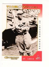 2003 Donruss Team Heroes Rogers Hornsby (HOF)  #484 Cardinals Free Shipping