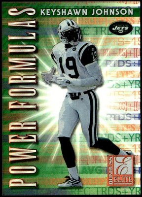 1999 Donruss Elite #19 Keyshawn Johnson Power Formulas #/3500 E1