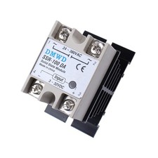 SSR-100DA Solid State Relay DC to AC Input 3-32V DC Output 24-380V AC with He...