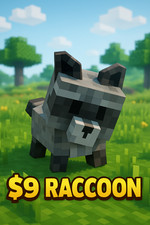 Raccoon - Grow a Garden Roblox  PETS  Cheapest  Fast Delivery