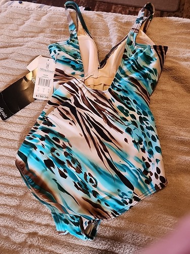 Beautiful Miraclesuit Bathing Size 10 Womens Lose 10 Lbs Slimming - Picture 7 of 9