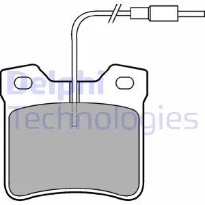 Plaquettes de frein Semi-Metallic LP667 DELPHI pour PEUGEOT MERCEDES-BENZ - Photo 1/4