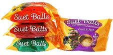 Melt Resistant Suet Balls Variety 16 Pack, 4 Wrapped Packs of 4 Bird Suet Balls