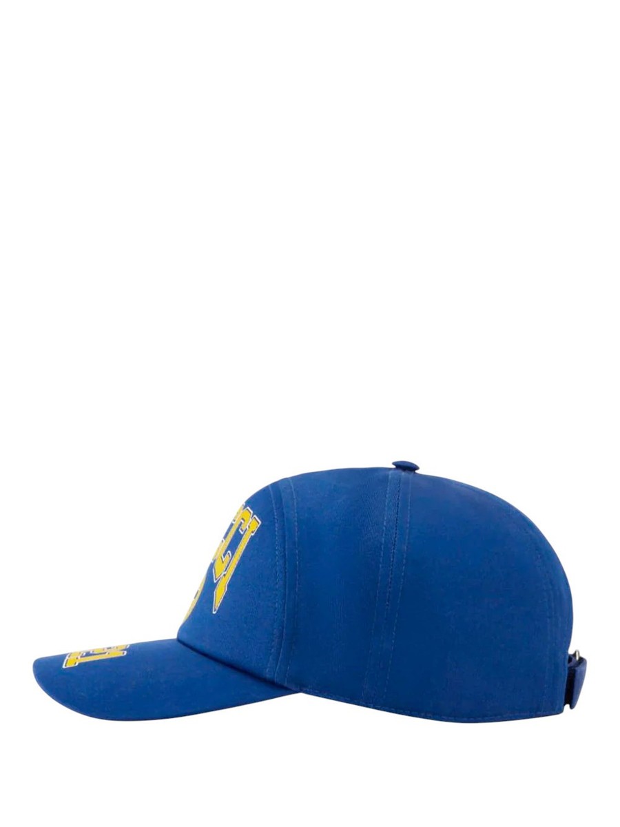 Authentic Men's Gucci Blue 1921 Interlocking G College Baseball