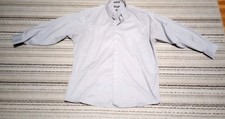 Arrow Gray XL 17-17.5 N 32/33 Long Sleeve Shirt Mens Cotton Blend Button-downcol