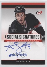 2013-14 Panini Playbook Social Signatures Anthony Stewart #SS-AS Auto 0v1
