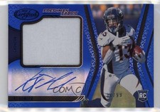 2020 Certified Freshman Fabric Signatures Mirror Blue 37/99 KJ Hamler Auto 4f5