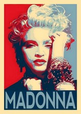 AFFICHE POSTER - Madonna - A3