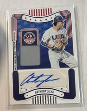 2024 Panini Stars & Stripes USA Baseball Anthony Silva Auto Relic #SM-AS