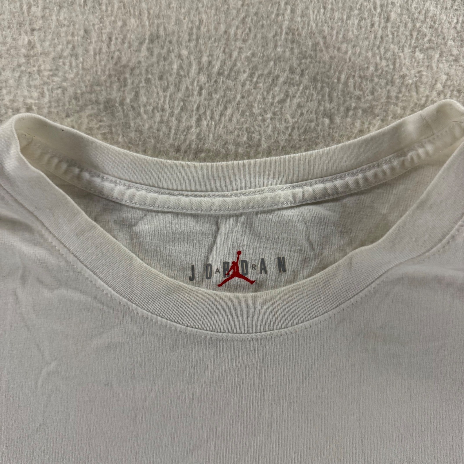 Jordan Flight T-Shirt Mens XXL White Short Sleeve Athletic Casual Graphic Top thumbnail 3