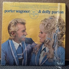 PORTER WAGONER & DOLLY PARTON - "We Found It" 1973, LP LSP-4841, Shrink NM
