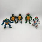 Vintage Teenage Mutant Ninja Turtles Toy Figures 1988 Mirage TMNT Lot of 5
