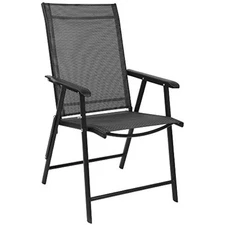 Upgraded version single 1 folding chairs with arms, portable patio cha